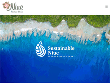 Tablet Screenshot of niueisland.com